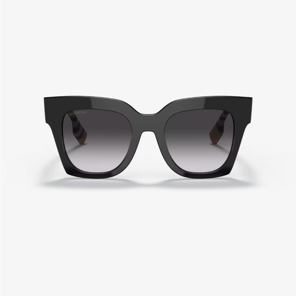 Burberry Sunglasses Black Square Cat Eye